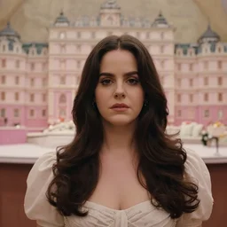 a film still closeup of lana del rey in the grand budapest hotel ( 2 0 1 4 )