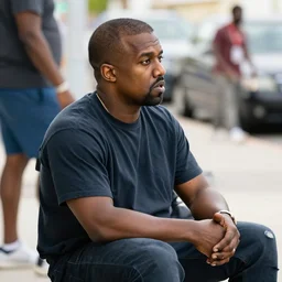 kanye west caught chilling in aruba street photography nikon p 5 0 0