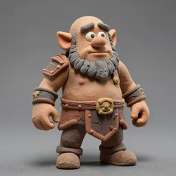 high - res photograph of a claymation sculpture warrior dwarf, highly detailed sculpey diorama, by erwin olaf, smooth, sharp foccus, commercial photography, fashion shoot