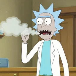rick beats morty and farts