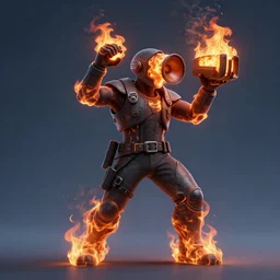 sound surgeon of a neon apocalyse, firebrand calling unto the blazing heart, the sound and fury signifying nothing, photographic photorealism, a furry fursona, with tail