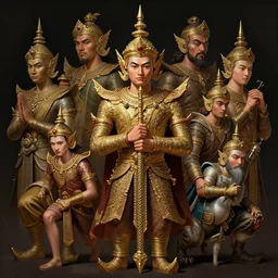 tony jaa as king ramkhamhaeng, intricate, highly detailed, centered, digital painting, artstation, concept art, smooth, sharp focus, illustration, artgerm, tomasz alen kopera, peter mohrbacher, donato giancola, joseph christian leyendecker, wlop, boris vallejo