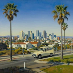 surreal surrealism surrealist painting of san diego, california