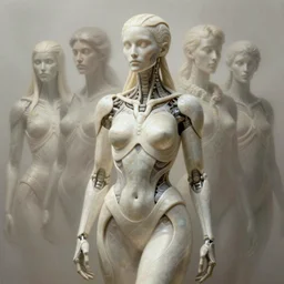 organic cyborg, diffuse lighting, fantasy, intricate, elegant, highly detailed, lifelike, photorealistic, digital painting, artstation, illustration, concept art, smooth, sharp focus, art by john collier and albert aublet and krenz cushart and sir edward burne - jones and alphonse mucha