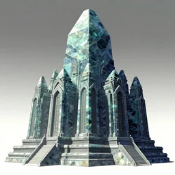 a temple made of obsidian, image found in a graphic novel