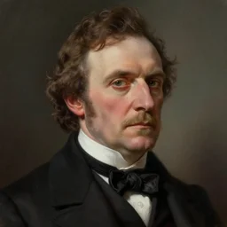 portrait of victorian politician, male, detailed face, fantasy, highly detailed, cinematic lighting, digital painting by craig mullins