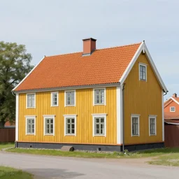 picture of a swedish house in the style of edward hopper