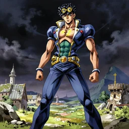 star platinum stand, jojo bizzare adventure, mandy jurgens style, artstation, masterpice, detailed, illustration, ora ora!