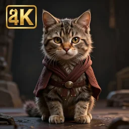 full body pose, hyperrealistic photograph of a jedi kitten, dim volumetric lighting, 8 k, octane beautifully detailed render, extremely hyper detailed, intricate, epic composition, cinematic lighting, masterpiece, trending on artstation, very very detailed, stunning, hdr, smooth, sharp focus, high resolution, award, winning photo, dslr, 5 0 mm