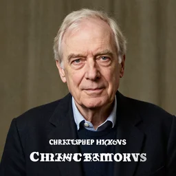 Portrait of Christopher Hitchens award winning