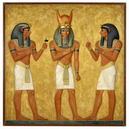 ancient egypt, painting by gaston bussiere, craig mullins, j. c. leyendecker, tom of finland