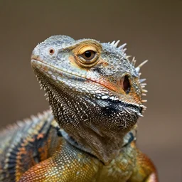 a lizard with a head of Mark Zuckerberg, close up, dslr