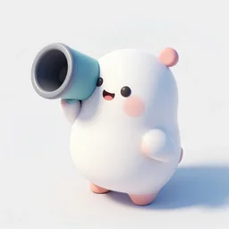 isometric chubby cute cannon, clean, octane render, unreal engine, artstation