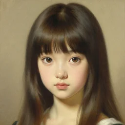 a detailed portrait of a cute anime pixie girl, bangs hair, painting by gaston bussiere, craig mullins, j. c. leyendecker