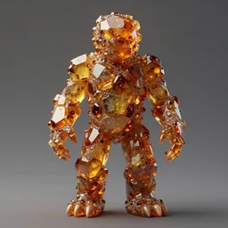 a human figure monster encased in a clump of amber, symmetrical, highly detailed, digital art, sharp focus, trending on art station