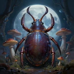 epic professional digital art of 🐚🍄🌛, ambient lighting, painted, gorgeous, stunning, symmetrical, impressive, leesha hannigan, van herpen, best on artstation, cgsociety, wlop, pixiv, stunning, gorgeous, much wow, cinematic, masterpiece