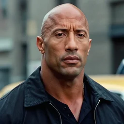 film still close - up shot of dwayne johnson as travis bickle from the movie taxi driver. photographic, photography