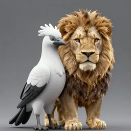a cross between a bird and a lion, bird with a lion's mane, glorious, high quality, 4 k, 8 k, photography, cute photograph, f / 1 6, 3 5 mm, award - winning photography, soft lighting