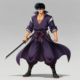 full body concept art of sorcerer / martial artist in the style of jean giraud in the style of akira toriyama trending on artstation deviantart pinterest detailed realistic high resolution hd 8 k in color
