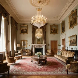 interior of a mansion