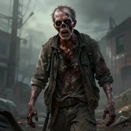 zombie apocalypse survivor digital painting highly detailed render 4 k 8 k hd trending on artstation