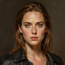 young Jennifer Connelly as a  replicant from blade runner, detailed, centered, digital painting, artstation, concept art, donato giancola, Joseph Christian Leyendecker, WLOP, Boris Vallejo, Breathtaking, 8k resolution, extremely detailed, beautiful, establishing shot, artistic, hyperrealistic, beautiful face, octane render
