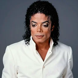 michael jackson, aged 5 4
