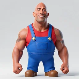 dwayne the rock johnson as mario