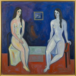 Guernica in the style of Matisse, it is very beautiful, oil on canvas