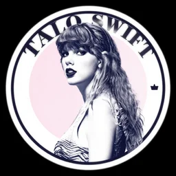 taylor swift circular logo, vector art