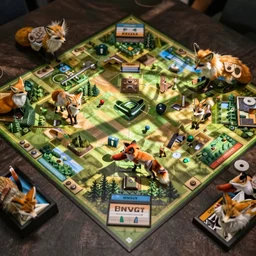 board game based on fennec foxes