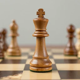 king chess piece wooden photograph