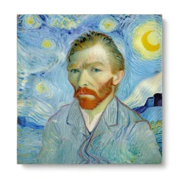 Realistic photo of Van Gogh