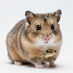 a feline hamster - cat - hybrid reptile. animal photography,