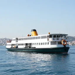 bosphorus ferry, seagulls, simit