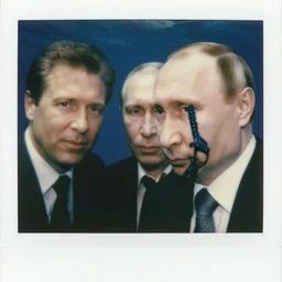 vladimir putin close up underwater, underwater polaroid photo, vintage, neutral colors, underwater, by shawn heinrichs and gregory crewdson