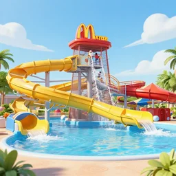 a 5 star mcdonalds themed waterpark