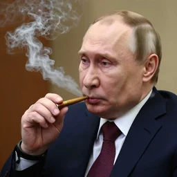 putin smoking blunt on acid