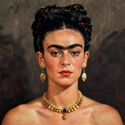 Female Portrait, by Frida Kahlo.