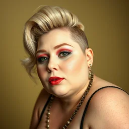 singer sia furler chubby body paint photoshoot artistic in studio