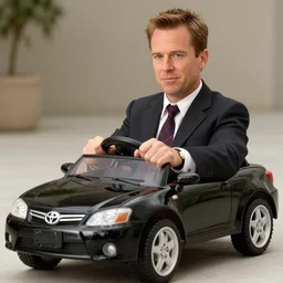1 9 9 9 kelsey grammer as frasier crane driving a black toyota,