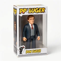 a Funco Pop of Don Draper, in a box