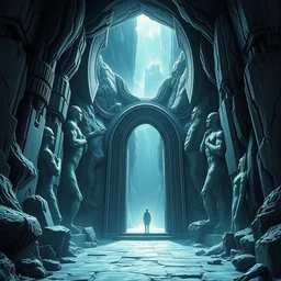 the portal. highly detailed, digital painting, engraving, grunge, artstation, sharp focus, unreal engine 5, 8 k, art by kilian eng