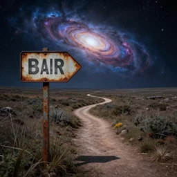 the paranoia of the universe unfolding perfectly to create winding pathways our of the ether, old rusty signpost directing towards the bar at the end of the universe
