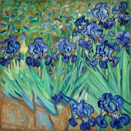 Irises painting by Van Gogh