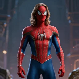 skinny male looks like jesus wearing spiderman suit no mask realistic 4k octane beautifully detailed render, 4k post-processing, highly detailed, intricate complexity, epic composition, magical atmosphere, cinematic lighting, masterpiece, ultra hd