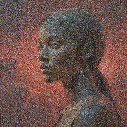 a painting of a girl by Elizabeth Catlett. details, smooth, sharp focus, illustration, realistic, cinematic, artstation, award winning, rgb , unreal engine, octane render, cinematic light, macro, depth of field, blur, red light and clouds from the back, highly detailed epic cinematic concept art CG render made in Maya, Blender and Photoshop, octane render, excellent composition, dynamic dramatic cinematic lighting, aesthetic, very inspirational, arthouse.