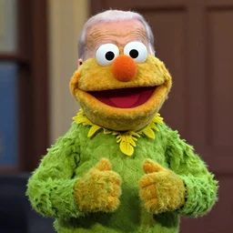 joe biden as a muppet from sesame street