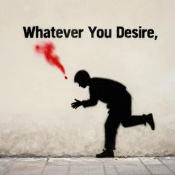 whatever you desire, 4k, in the style of banksy, h- 1024