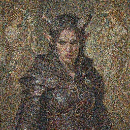 portrait of a surly and resentful female tiefling thief with grit and small horns clothed in leather armor and a cloak, angry expression, by Greg Rutkowski and John Collier and Krenz Cushart and Artem Demura and Alphonse Mucha and Albert Aublet, as seen on ArtStation, 4k, dungeons and dragons, very aesthetic, very detailed, intricate, unreal, fantasy, dramatic, painterly, artstation, sharp focus, smooth